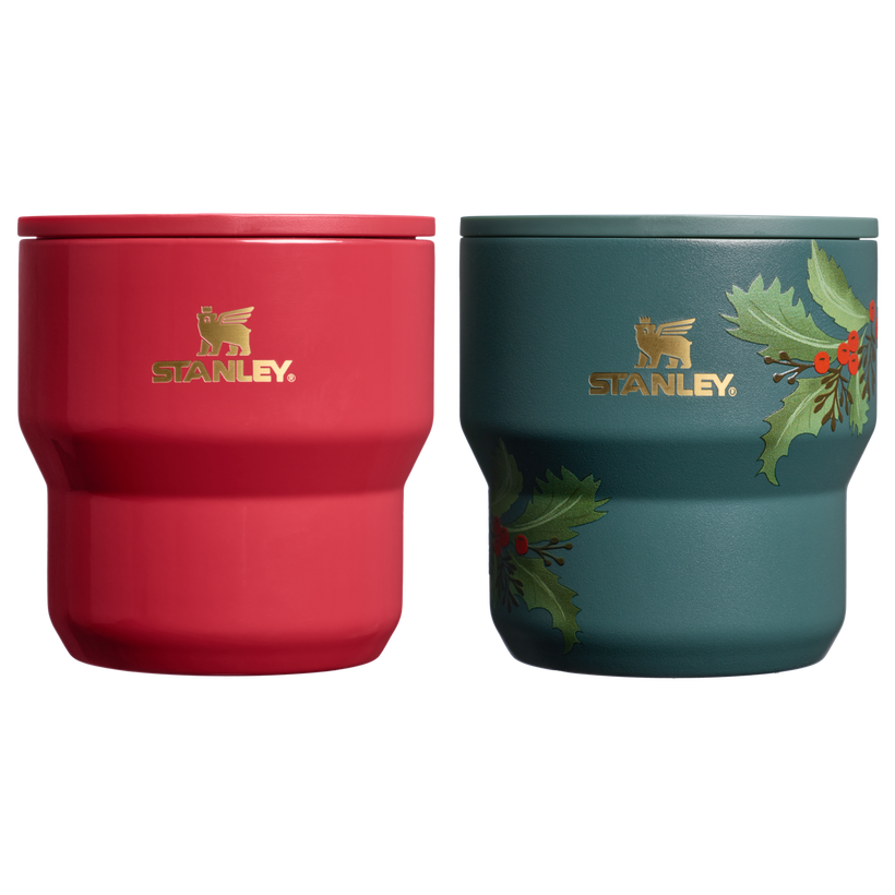 The Cheers & Cheer Stay-Hot Stacking Cup 2-Piece Set - Easy Refill