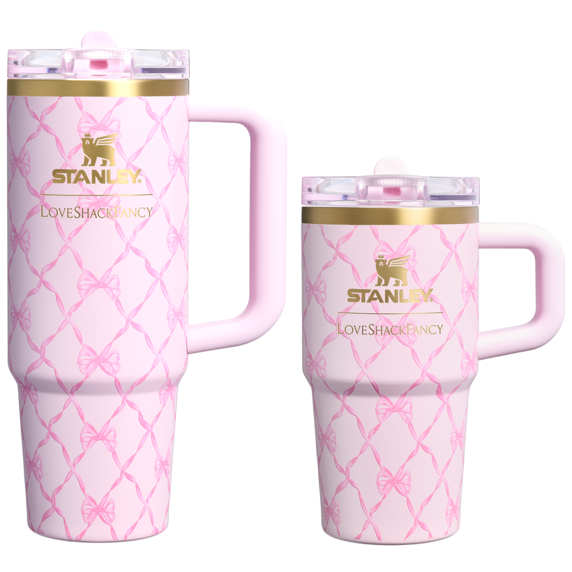 Stanley 1913 x LoveShackFancy Holiday The Quencher® Details ProTour Tumbler Set | 2-pack - Cupholder Ready