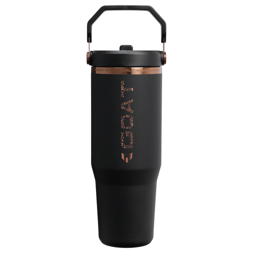 The Messi x Stanley IceFlow™ Flip Straw Tumbler - Desk Ready